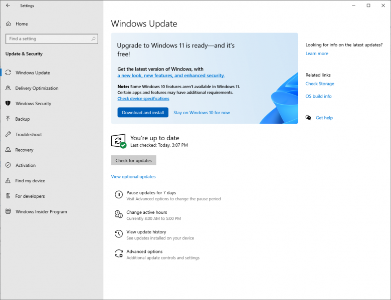 파일:업데이트 화면에서 Win11 설치 가능.png