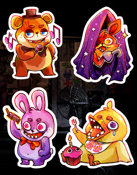 파일:FNAF-Sticker-Pack.png