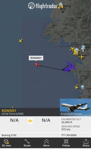 미군 정찰기가 떠다니는 이유는.jpg