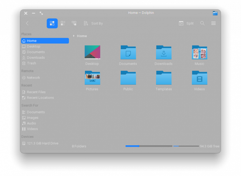 파일:KDE Dolphin 스크린샷.png