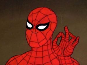 OK사인을 만드는 스파이더맨.jpeg