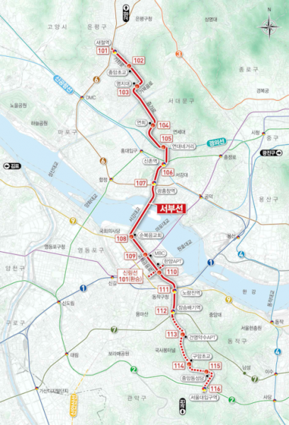 파일:서부선 노선도.png