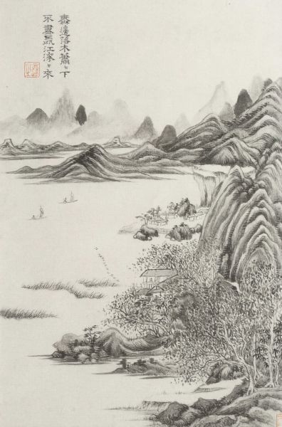 파일:杜甫詩意圖(=王時敏, 청)-3.jpg