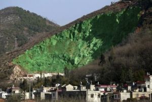 민둥산 페인트로 푸르게 푸르게.jpg