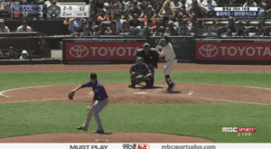 황재균 메이저 홈런.gif